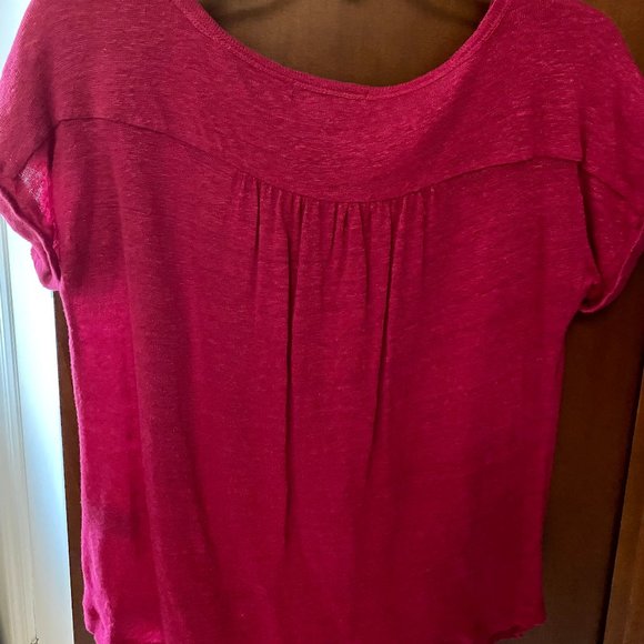 Ralph Lauren Fuchsia Blouse ~ Petite Medium - Picture 2 of 4